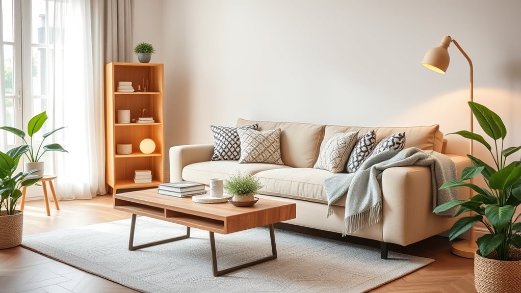 living room organization tips