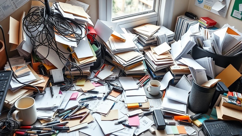 maintain an organized workspace daily