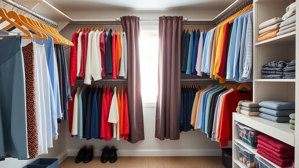 maintain regular wardrobe routines