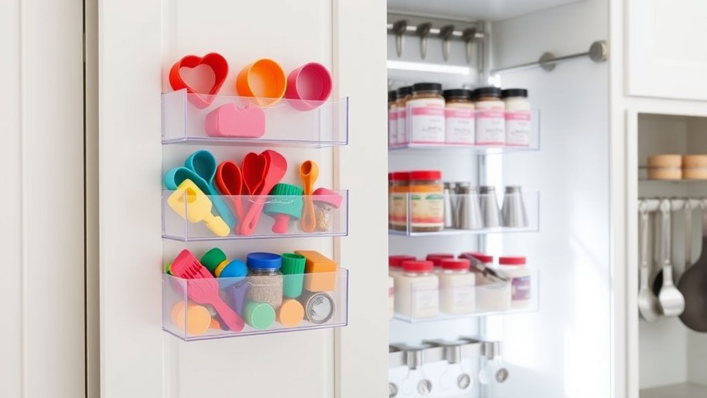 maximize cabinet door storage