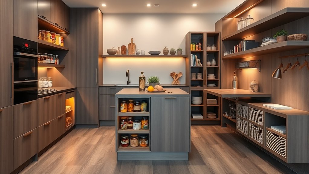 maximize kitchen storage flexibility