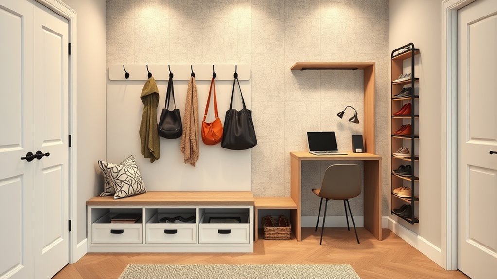 maximize space with multi functional furniture