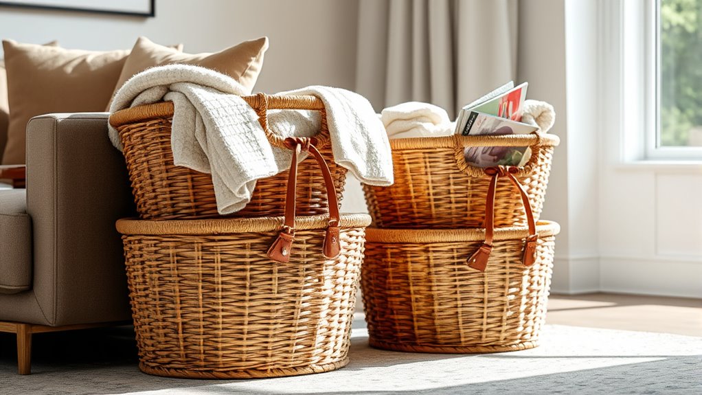 maximize space with stylish storage