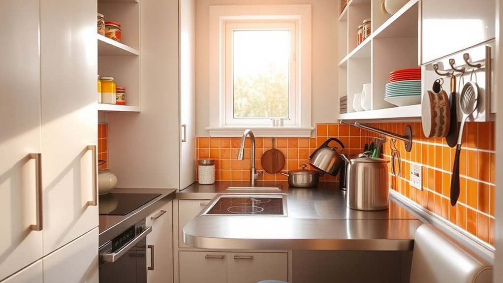 maximize tiny kitchen space