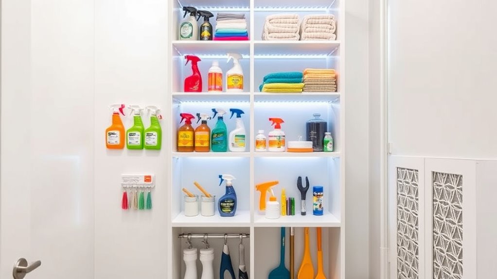 maximize vertical storage space