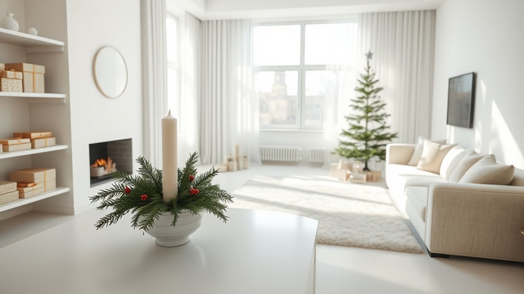 minimalist holiday decorations