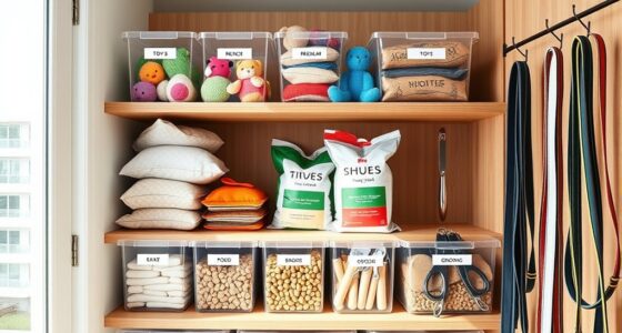 neat pet storage solutions