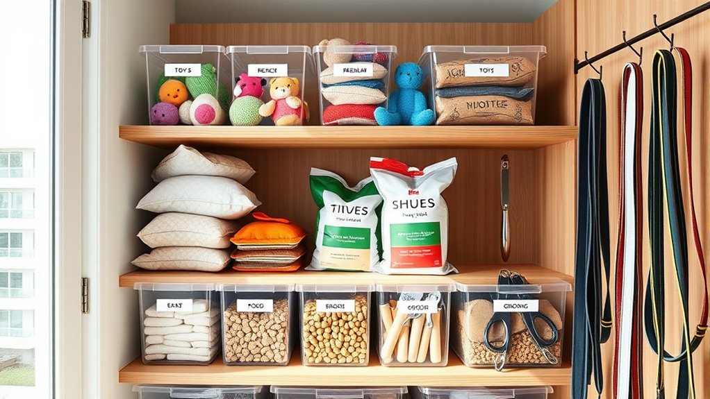 neat pet storage solutions
