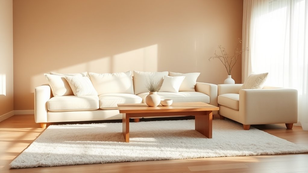 neutral tones create tranquility