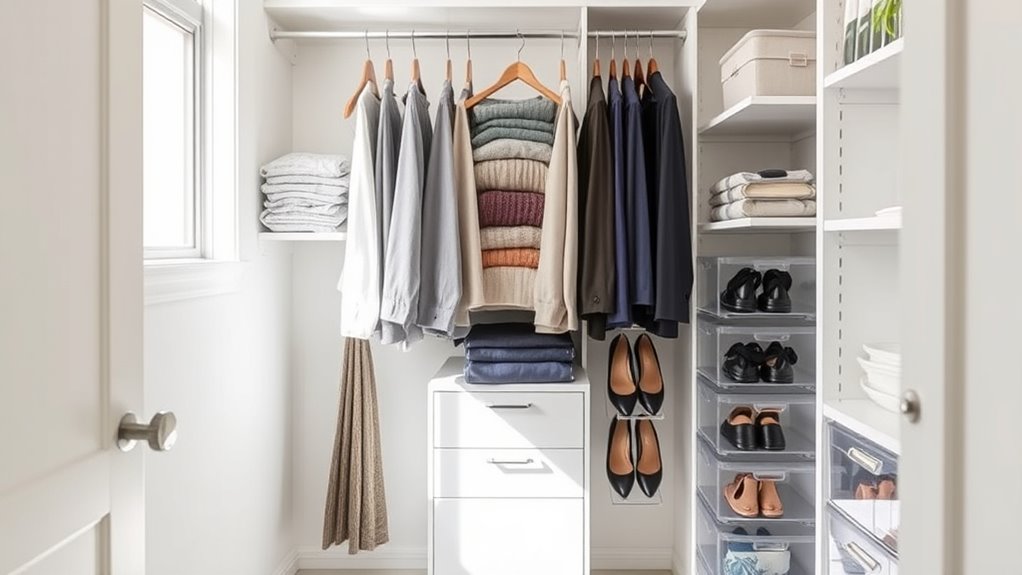 optimize closet space efficiently