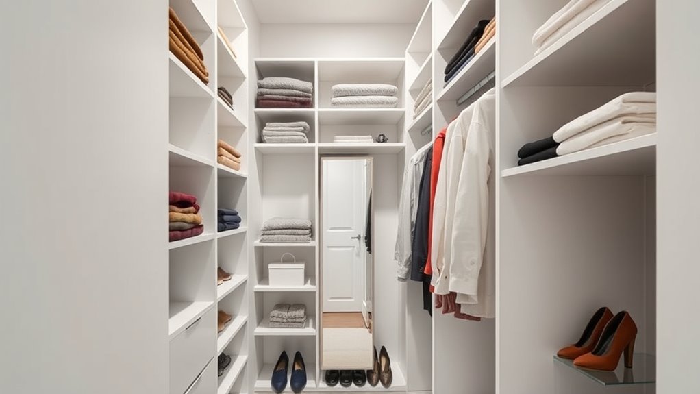 optimize closet vertical storage