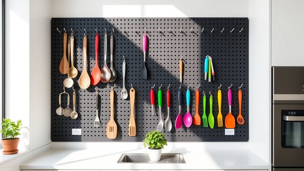 optimize kitchen utensil storage