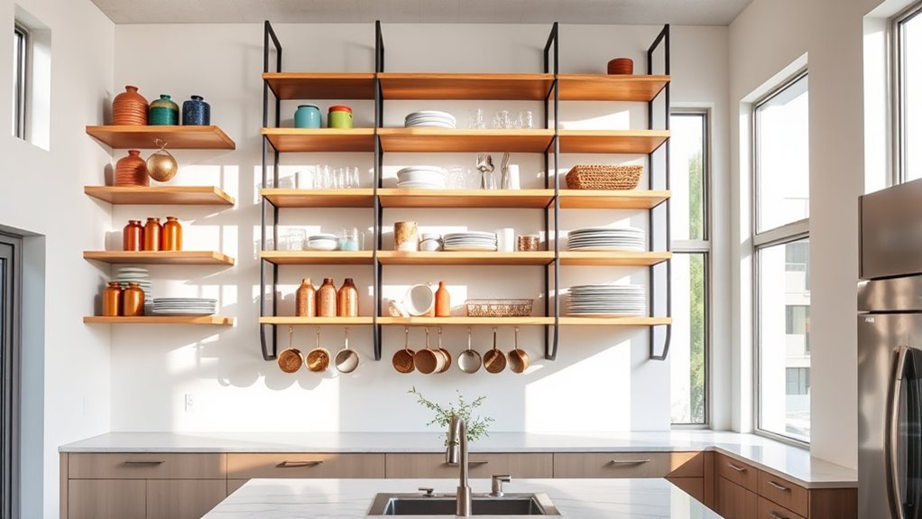 optimize kitchen vertical storage