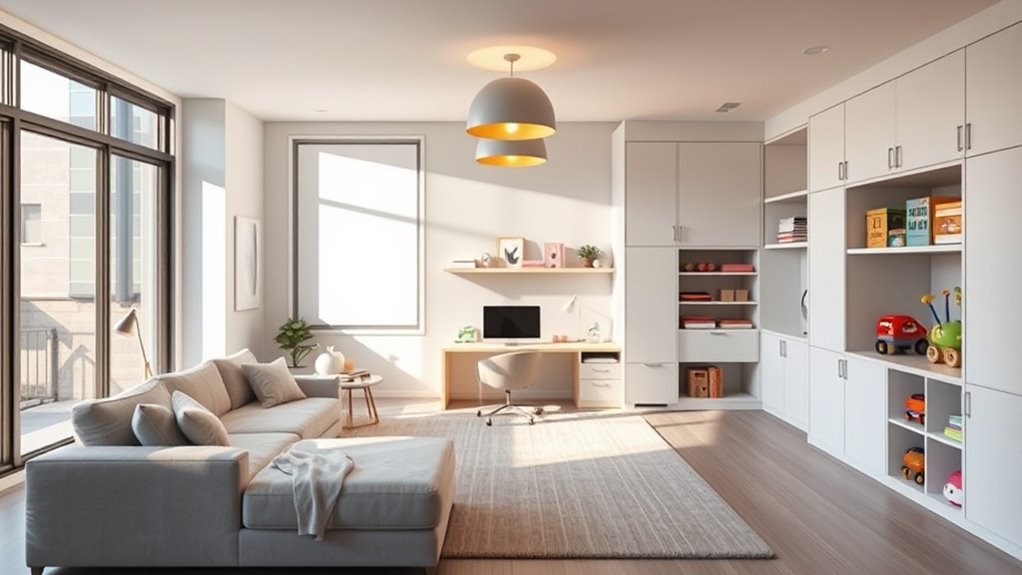 optimize space with smart furniture