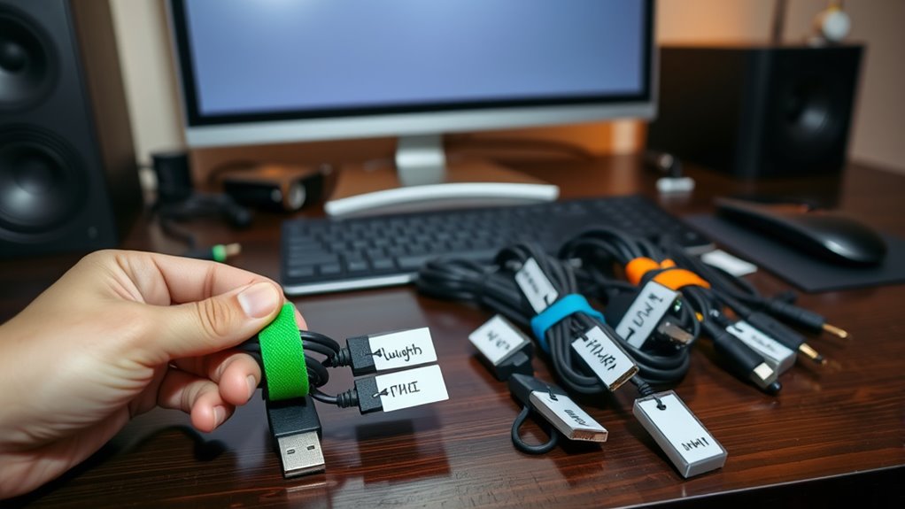 organize and identify wires