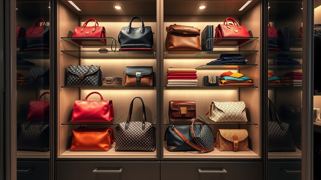 organize and protect handbag collection