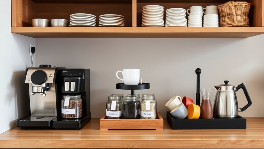 organize appliances for efficiency