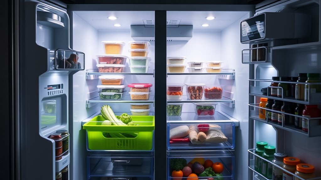 organize by food zones