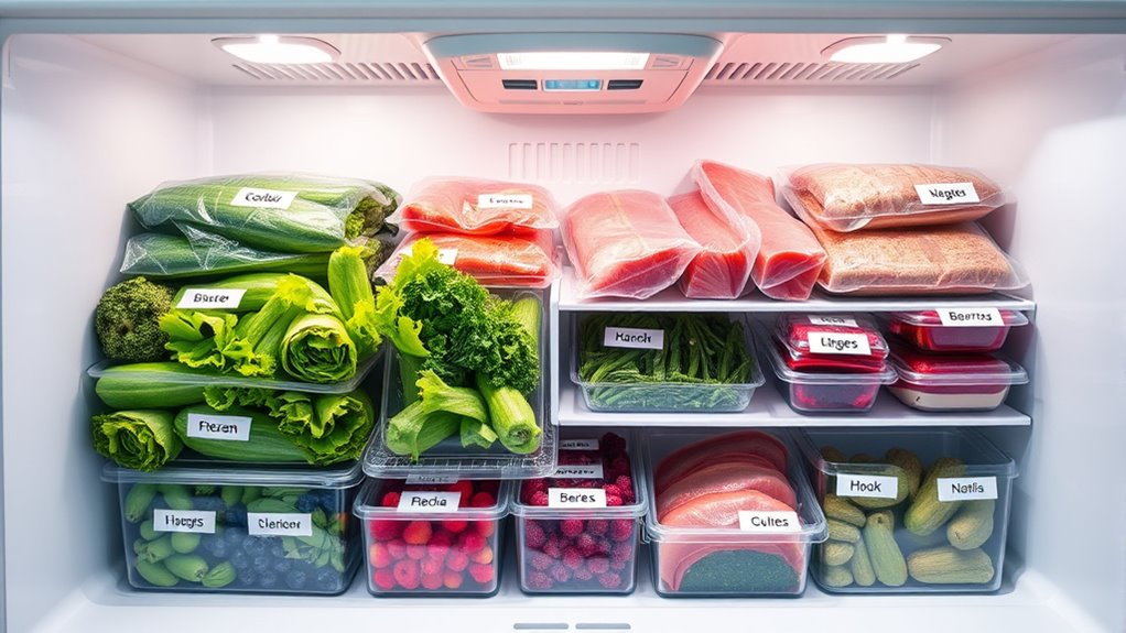 organize by food zones