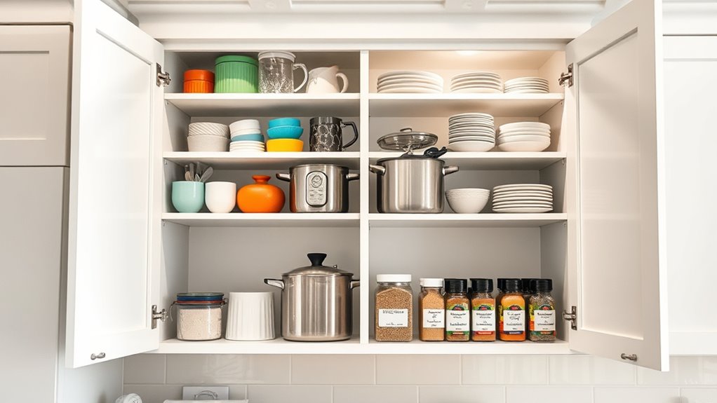 organize by usage frequency