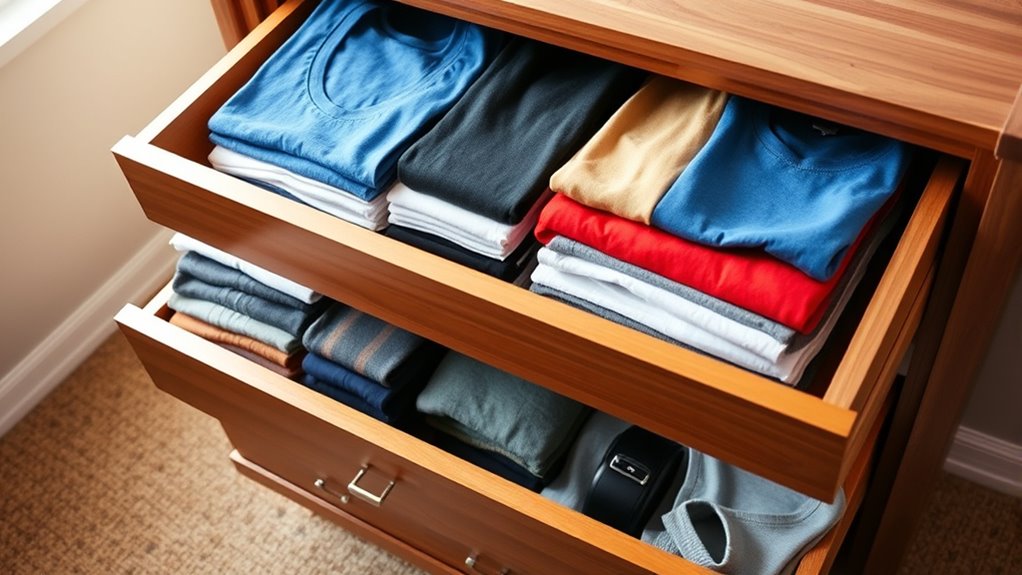 organize clothing by category