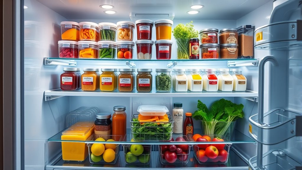 organize food with categories