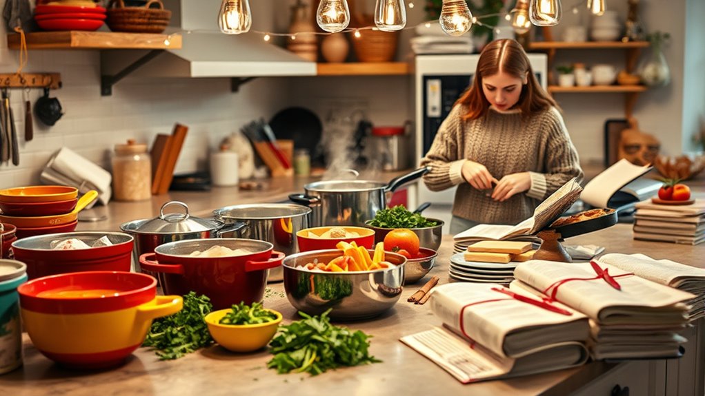 organize kitchen for holidays