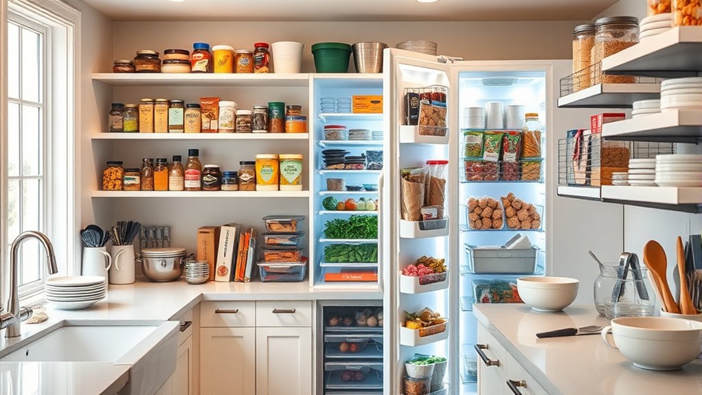 organize label categorize pantry