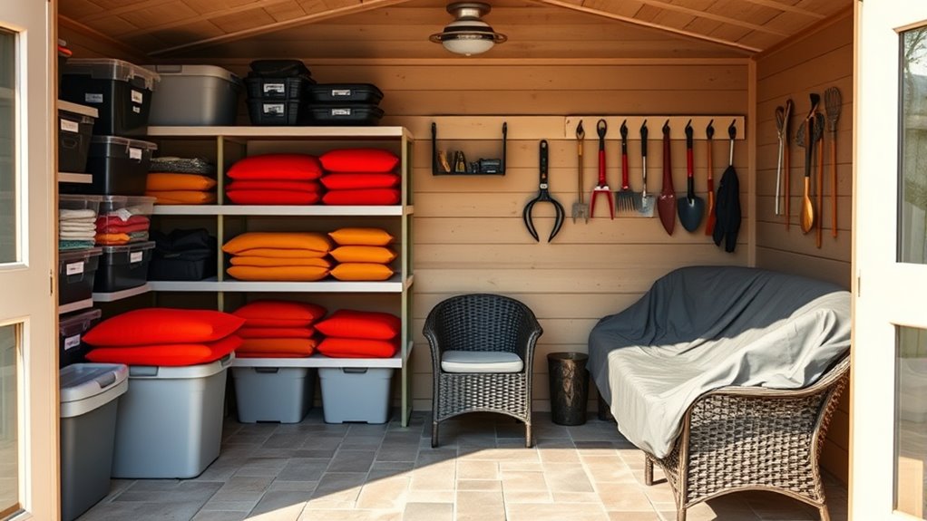 organize label elevate storage