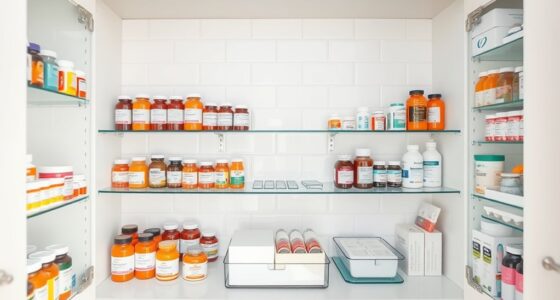 organize medications securely safely