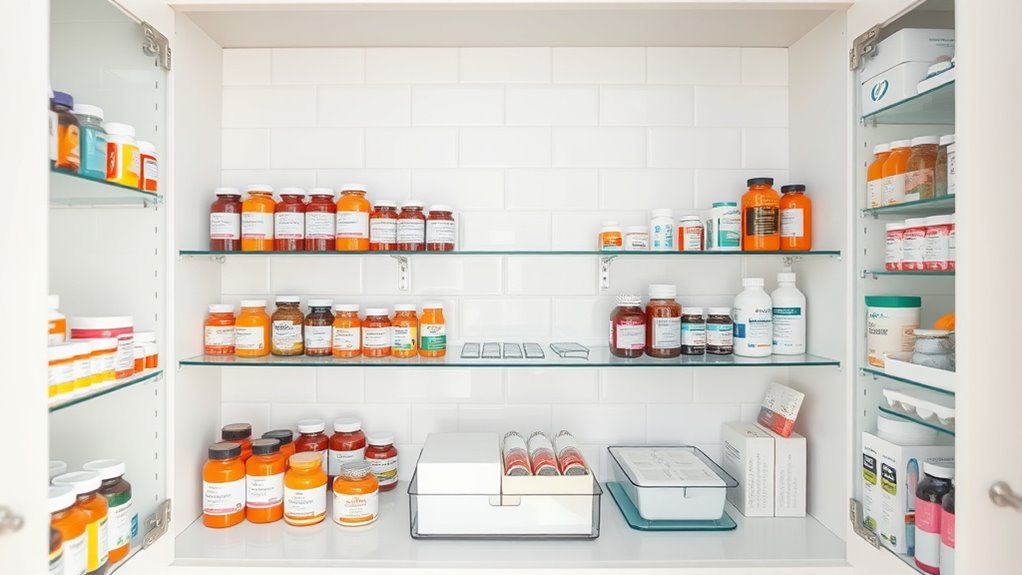 organize medications securely safely