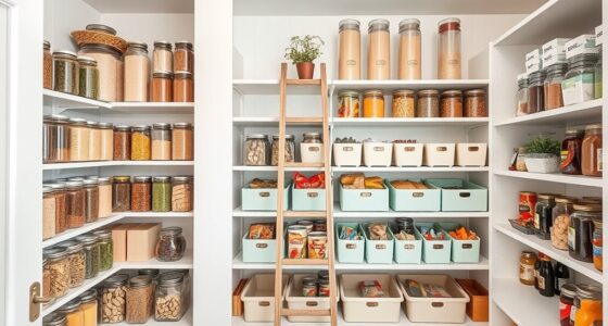 organize pantry for aesthetics