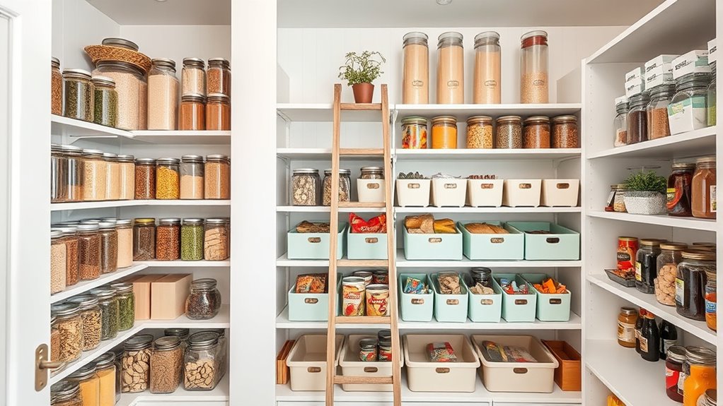 organize pantry for aesthetics
