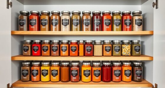 organize spices creatively