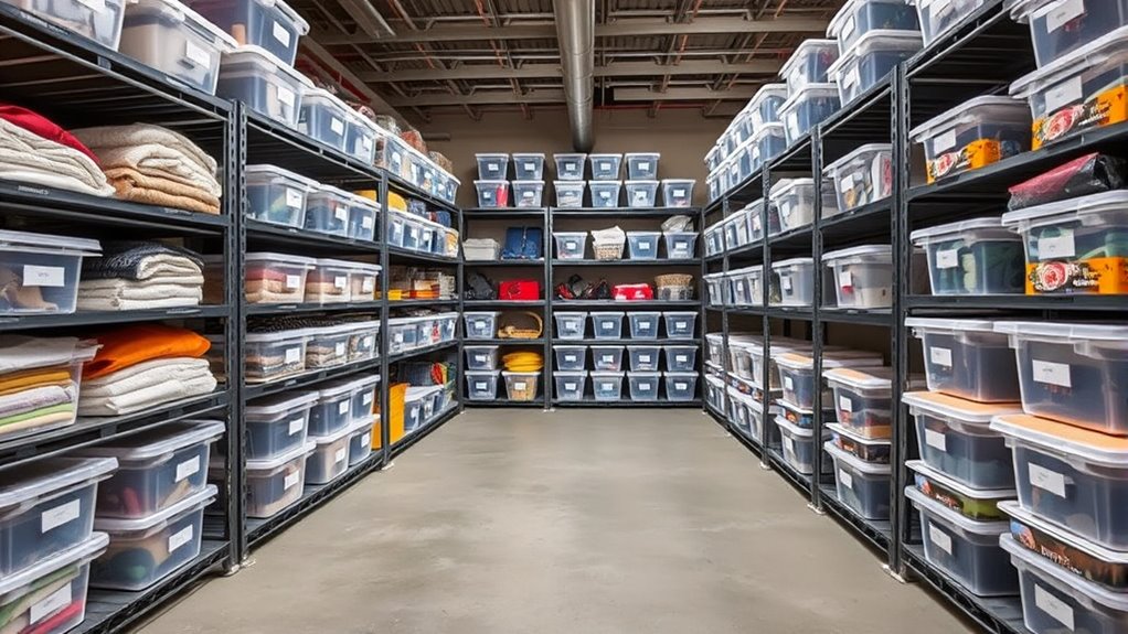 organize storage with categories