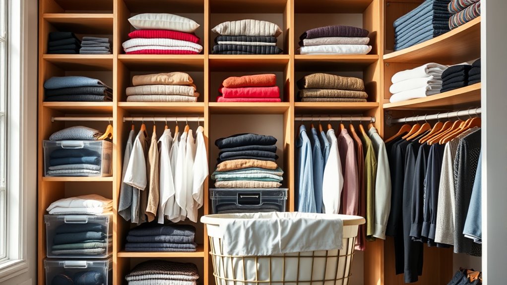 organized accessible closet storage