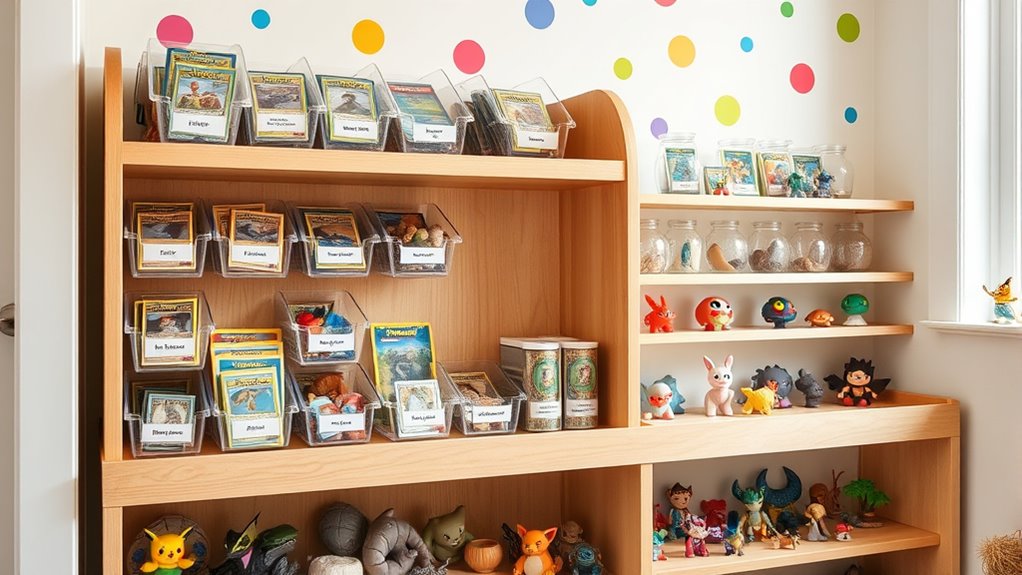 organized accessible collection space