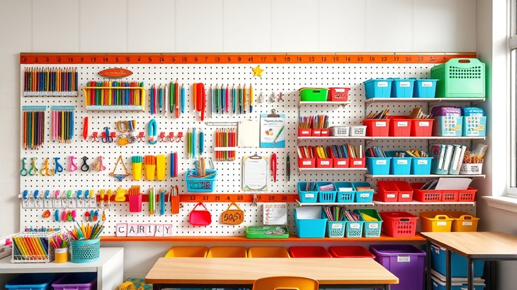 organized colorful student centered classroom