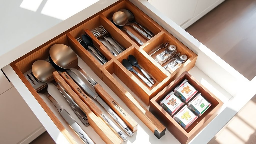 organized customizable drawer storage