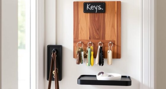 organized entryway key station
