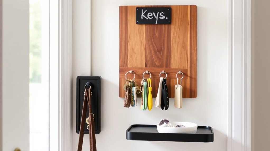 organized entryway key station