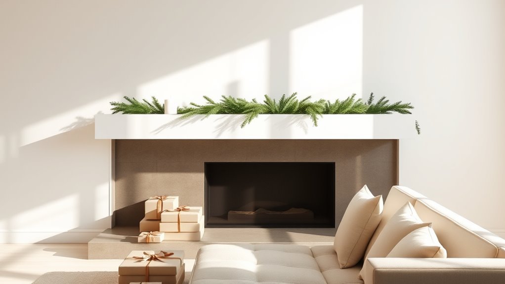 organized festive holiday spaces