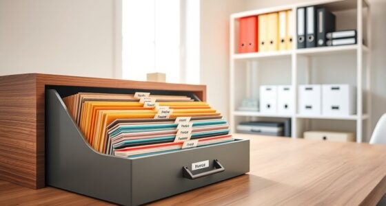 organized home filing system