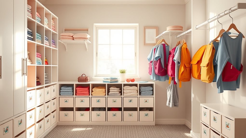 organized kids closet tips