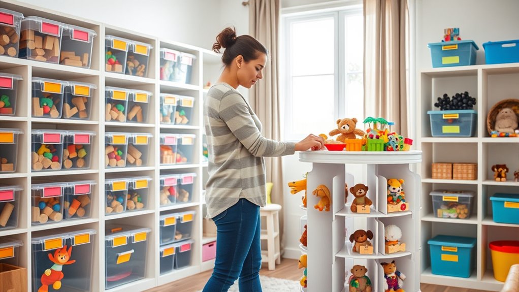 organized play toy rotation