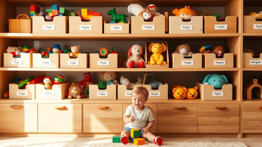 organized safe toy rotation