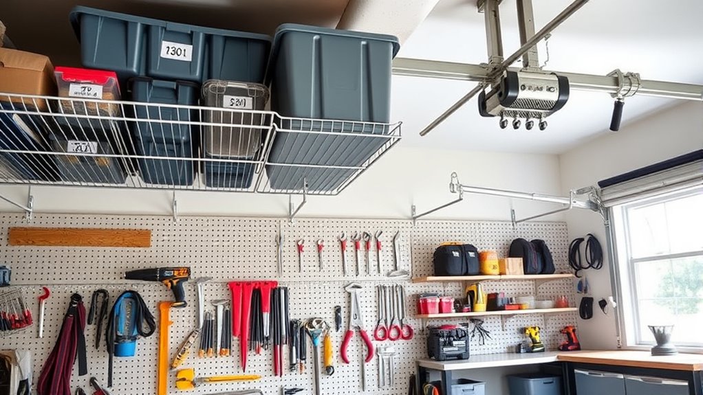 overhead storage for rare items