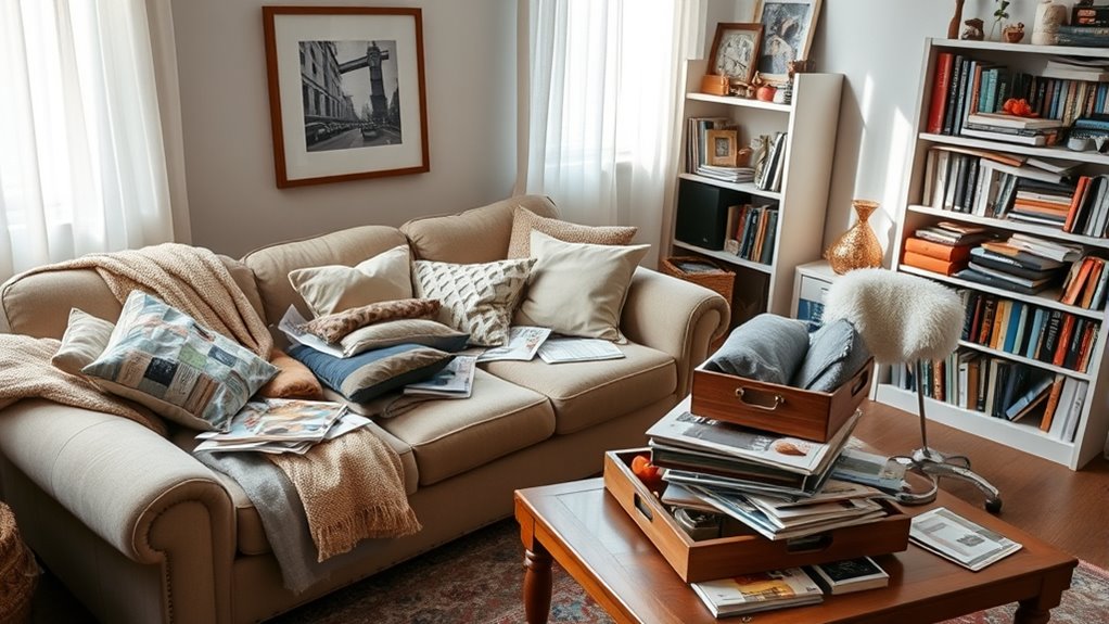 pinpoint clutter accumulation areas