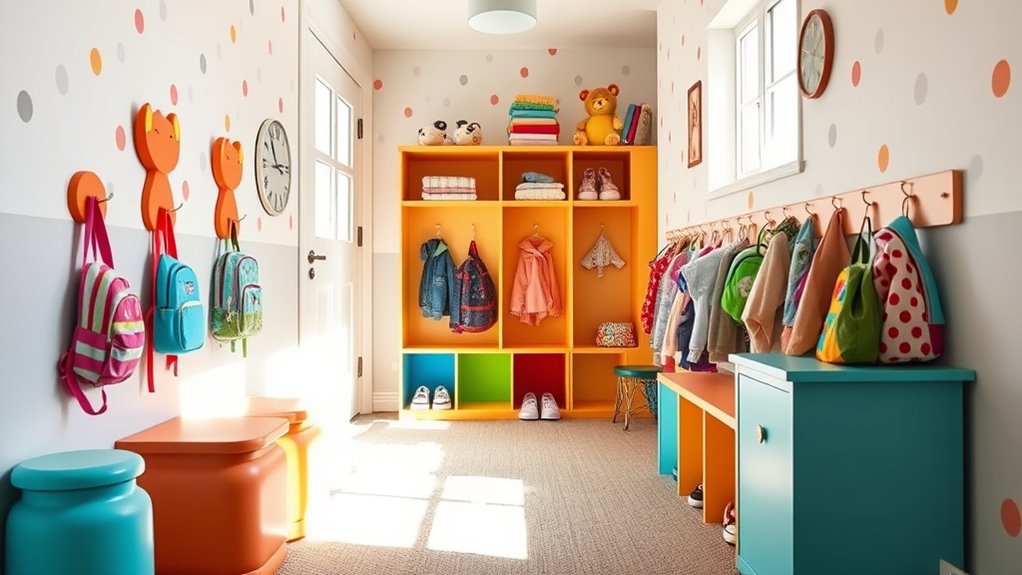 playful colorful character hooks