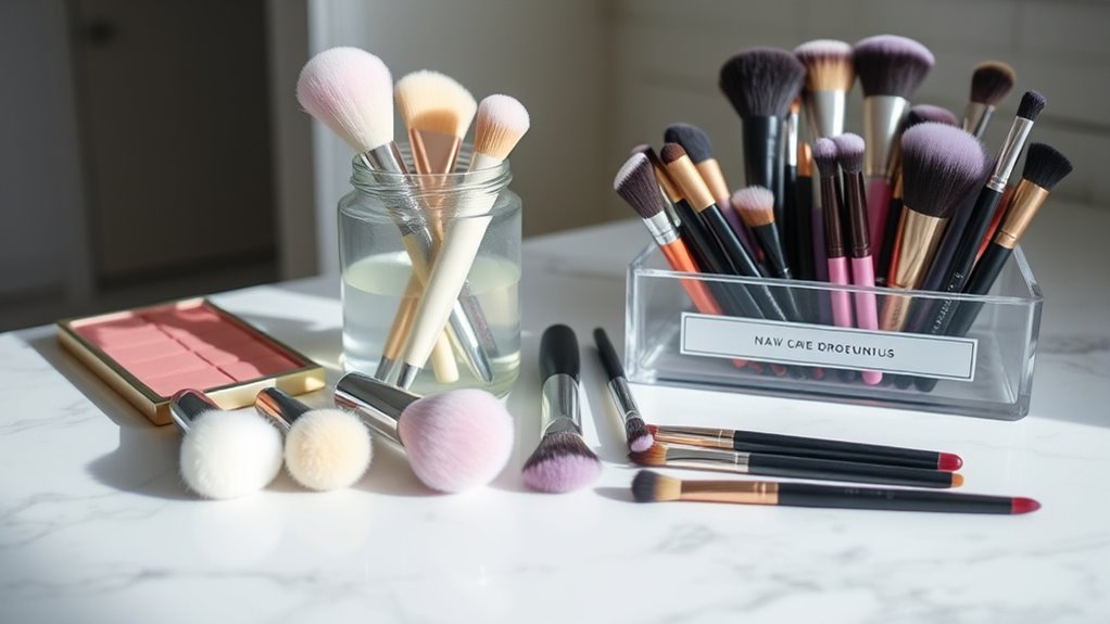 proper brush cleaning and storage